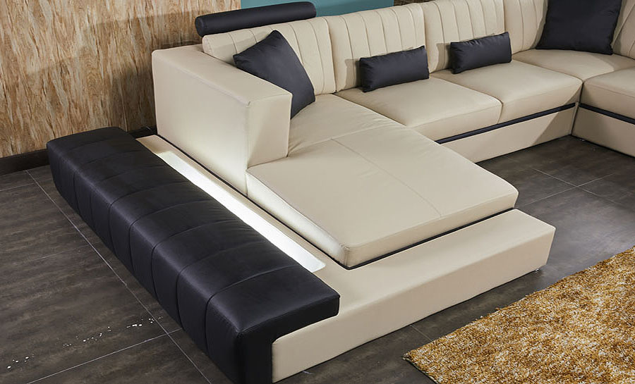 Loraine Leather Sofa Lounge Set